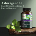Ashwagandha Suplemento herbal Respuesta al estrés Soporte Duerme
